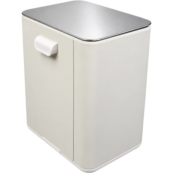 سطل زباله چهارگوش برند یونیک Unique کد UN-4303 ظرفیت 20 لیتری رنگ سفید