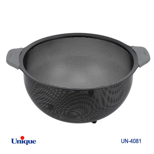سبدوآبکش برند یونیک Unique کد UN-4081 سایز 30 جنس استیل مشکی سرامیکی