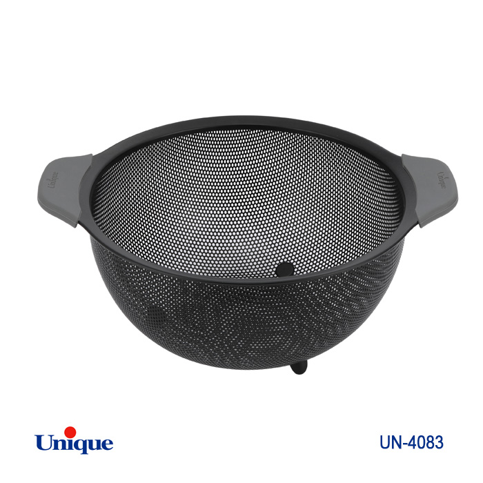 سبدوآبکش برند یونیک Unique کد UN-4083 سایز 26 جنس استیل مشکی سرامیکی